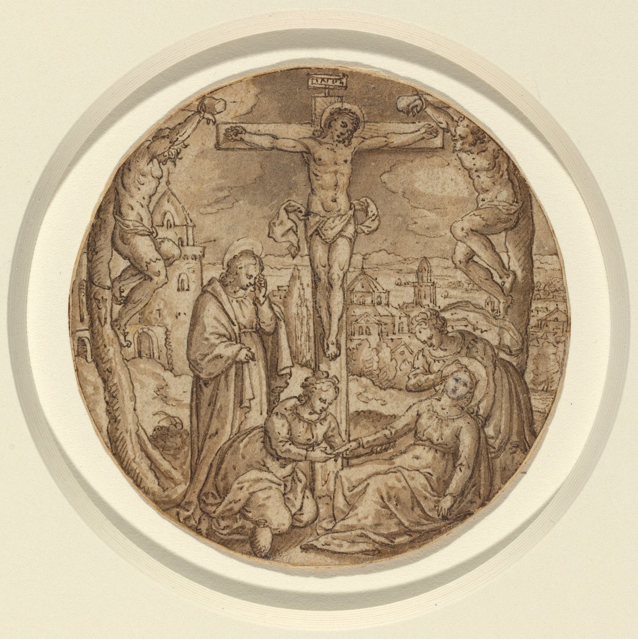 La crucifixión de Hans Bol