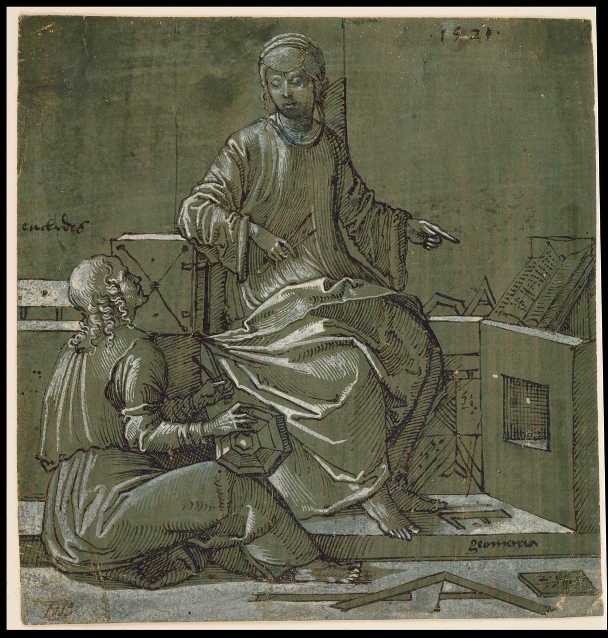 Euclides y la geometría de Hans Brosamer