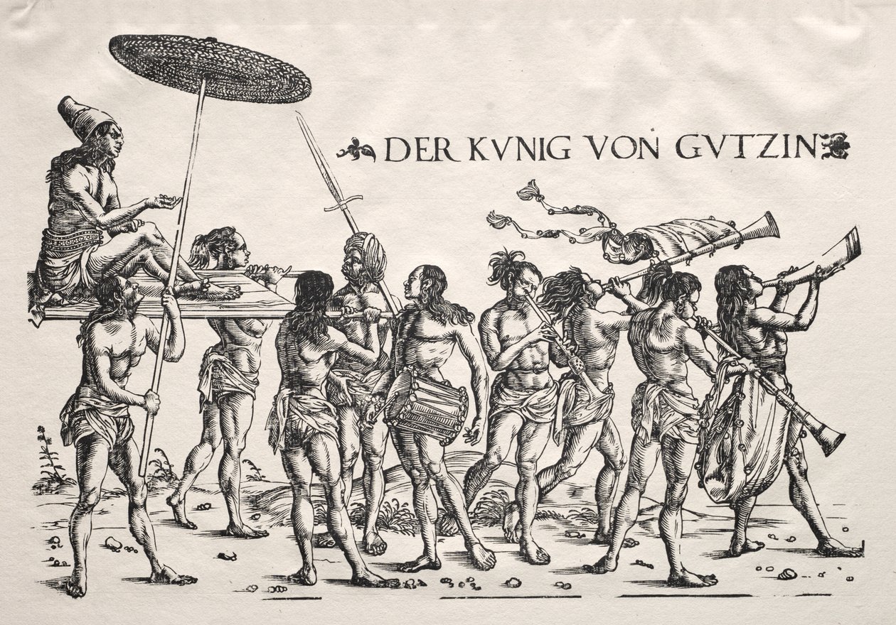 El rey de Cochin de Hans Burgkmair