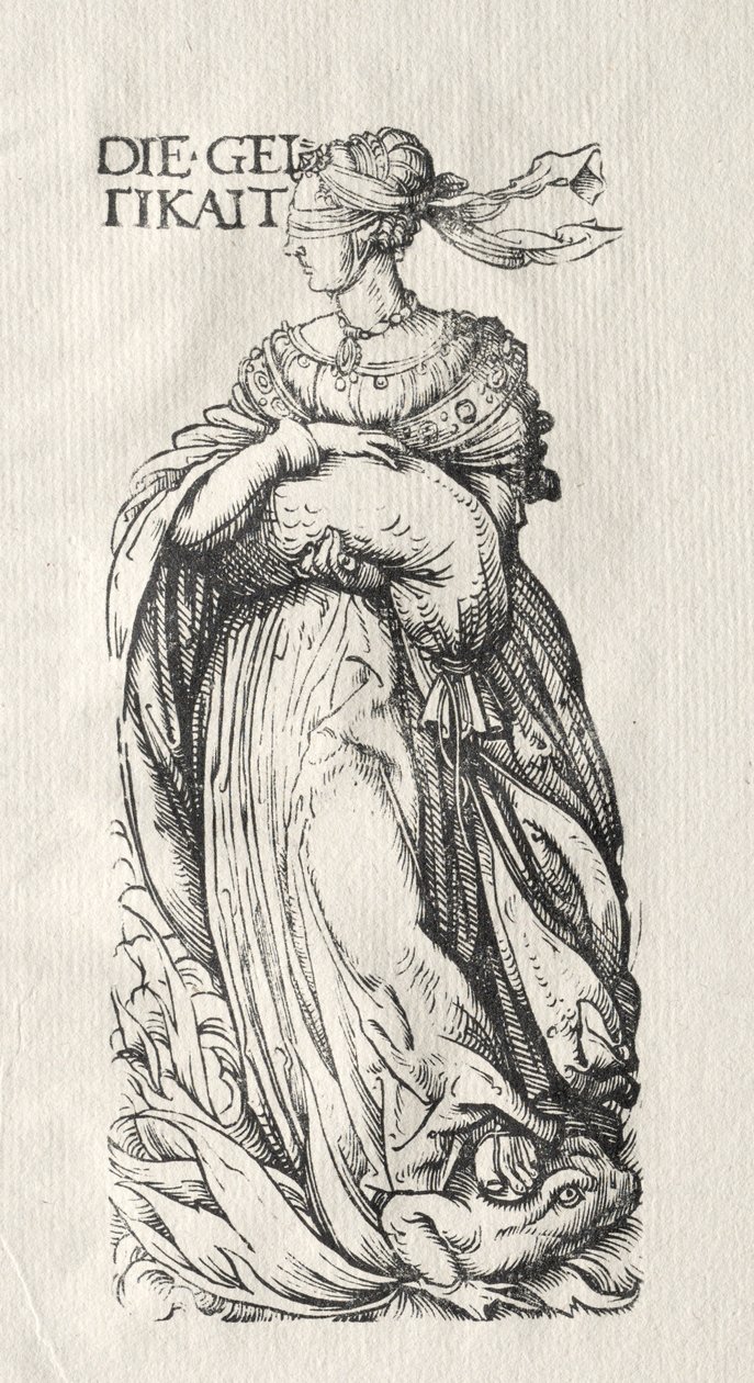 Los Siete Vicios: Avaricia, c. 1510 de Hans Burgkmair