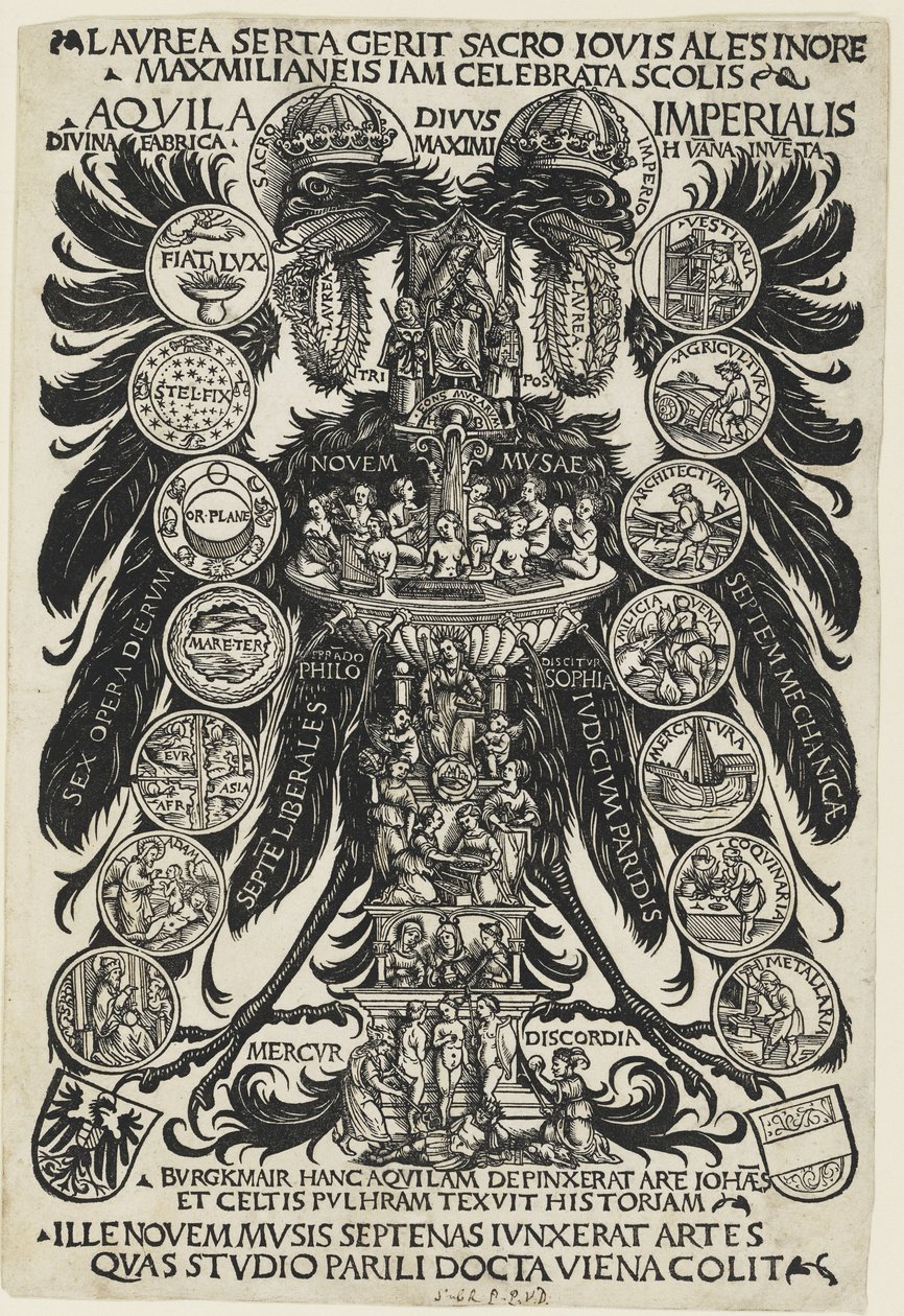 El triunfo del emperador Maximiliano, c. 1507 de Hans Burgkmair