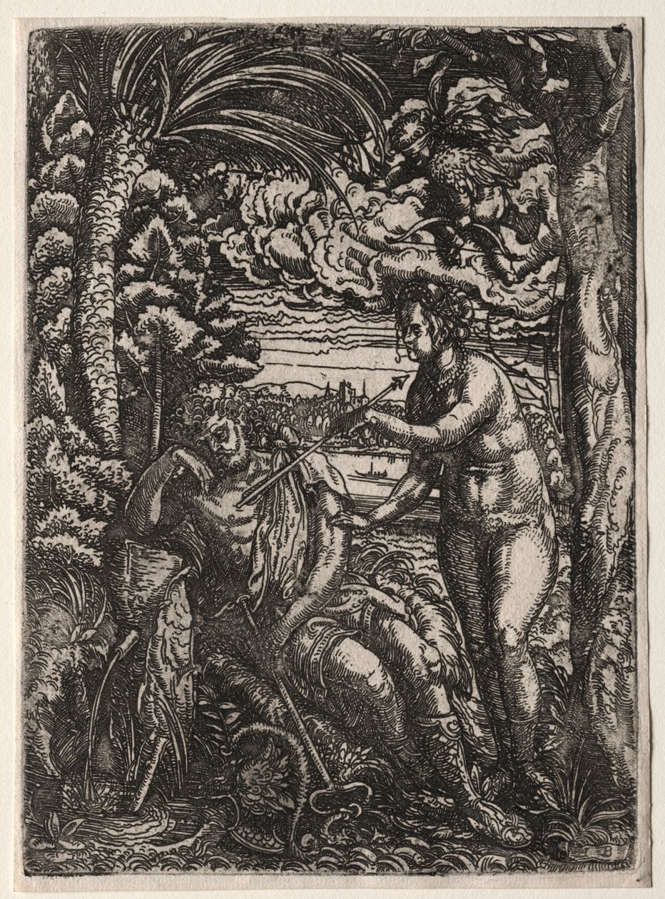 Venus y Mercurio de Hans Burgkmair