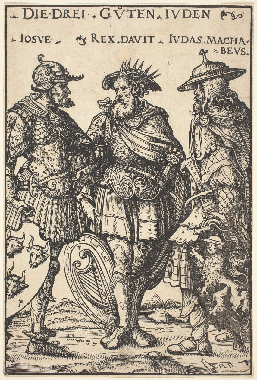 Josué, David y Judas Macabeo de Hans Burgkmair I