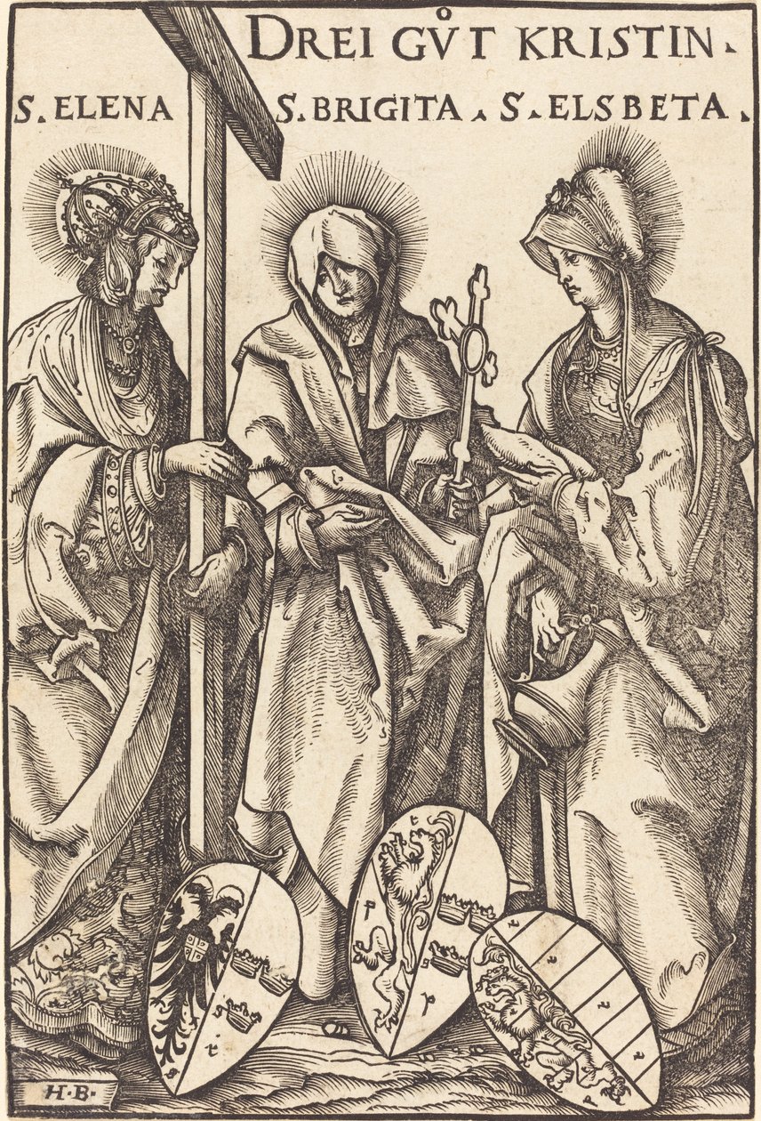 Santa Elena, Santa Brigitta y Santa Isabel de Hans Burgkmair I