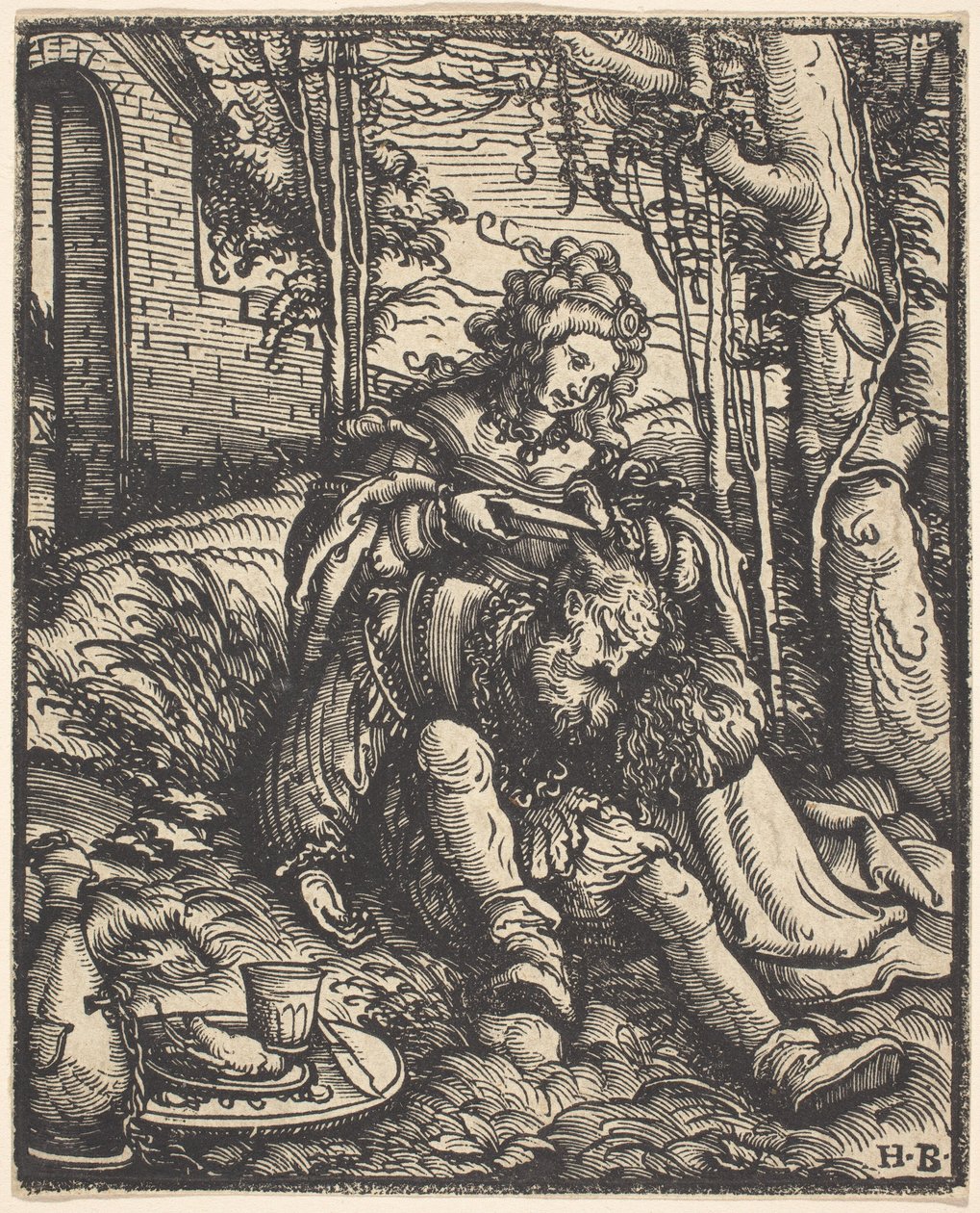 Sansón y Dalila de Hans Burgkmair I