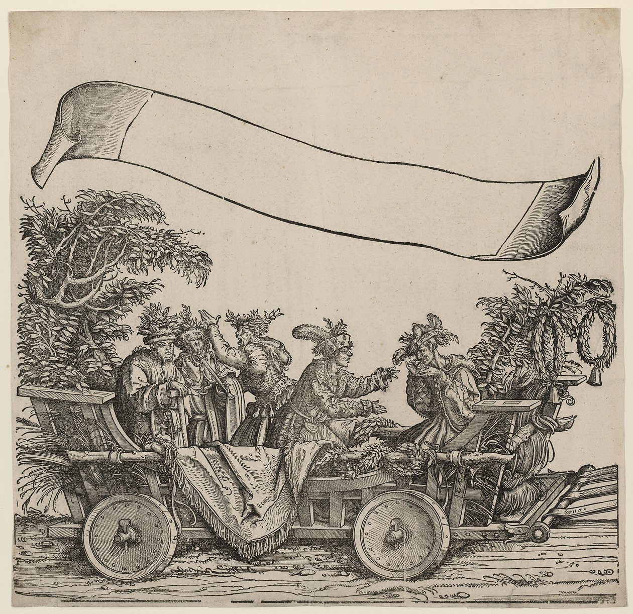 Locos naturales La Procesión Triunfal del Emperador Maximiliano I, ca 1515 de Hans Burgkmair the Elder