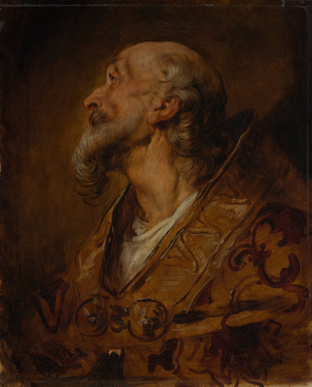 Retrato de busto de un obispo de Hans Canon