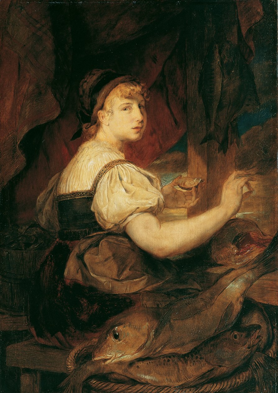 vendedor de pescado de Hans Canon