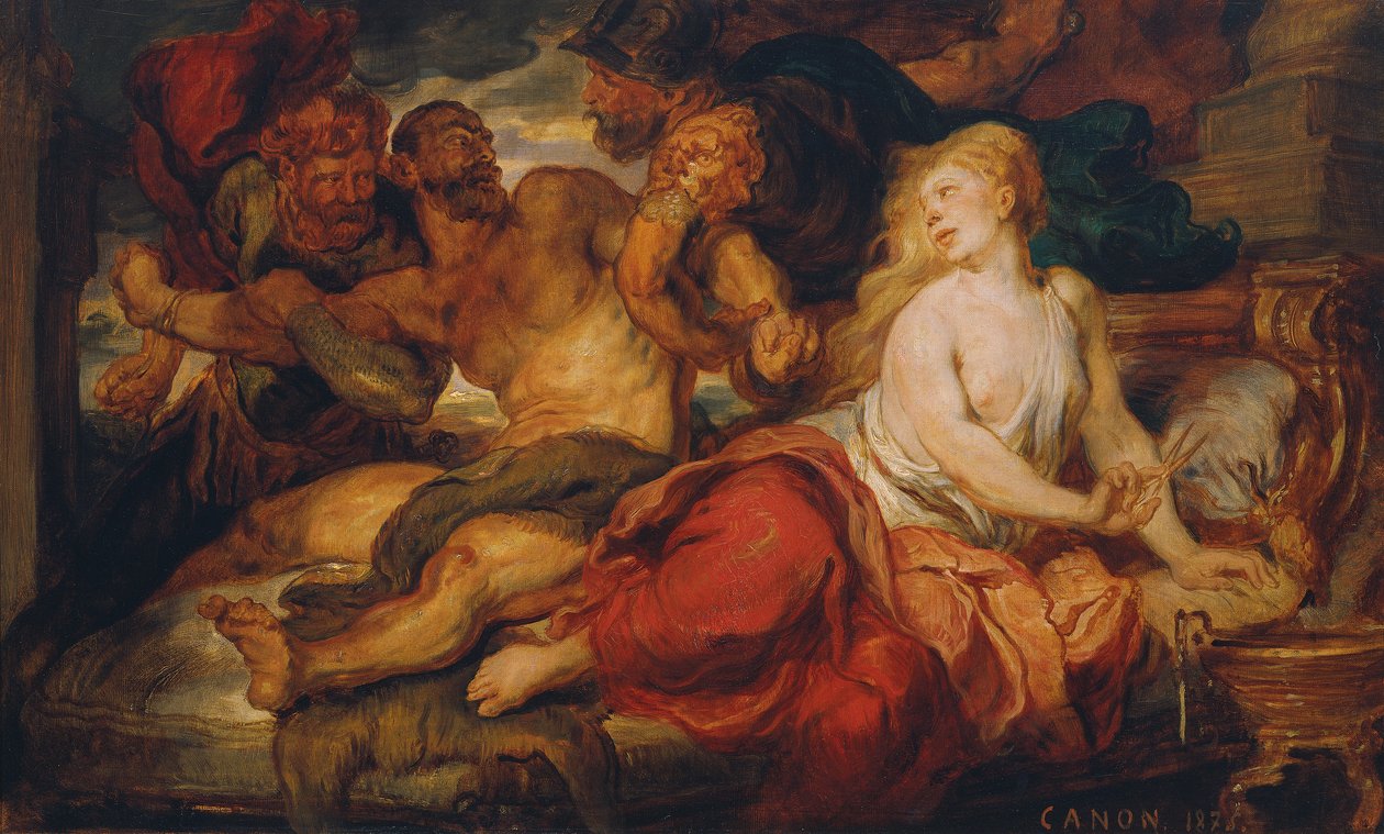 Sansón y Dalila de Hans Canon