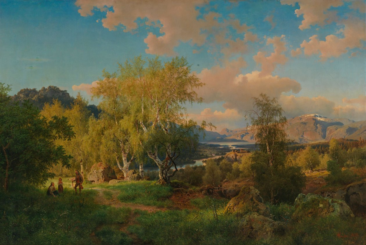 Paisaje de Ringerige de Hans Gude