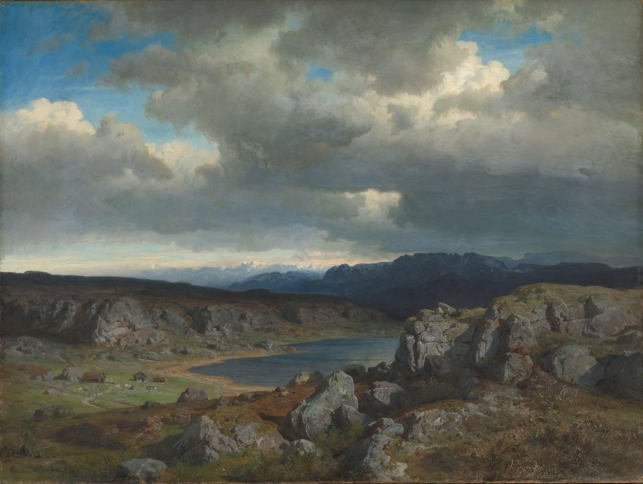 Tierras Altas de Noruega de Hans Gude