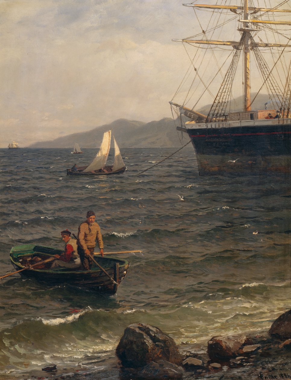 Puerto noruego de Hans Gude