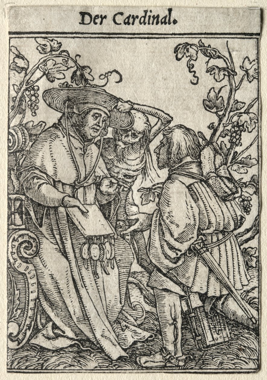 La Danza de la Muerte: El Cardenal de Hans Holbein
