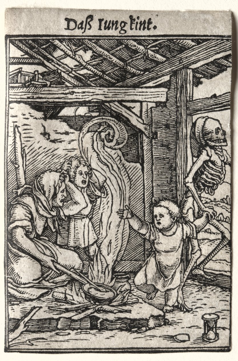 Danza de la muerte: El niño de Hans Holbein