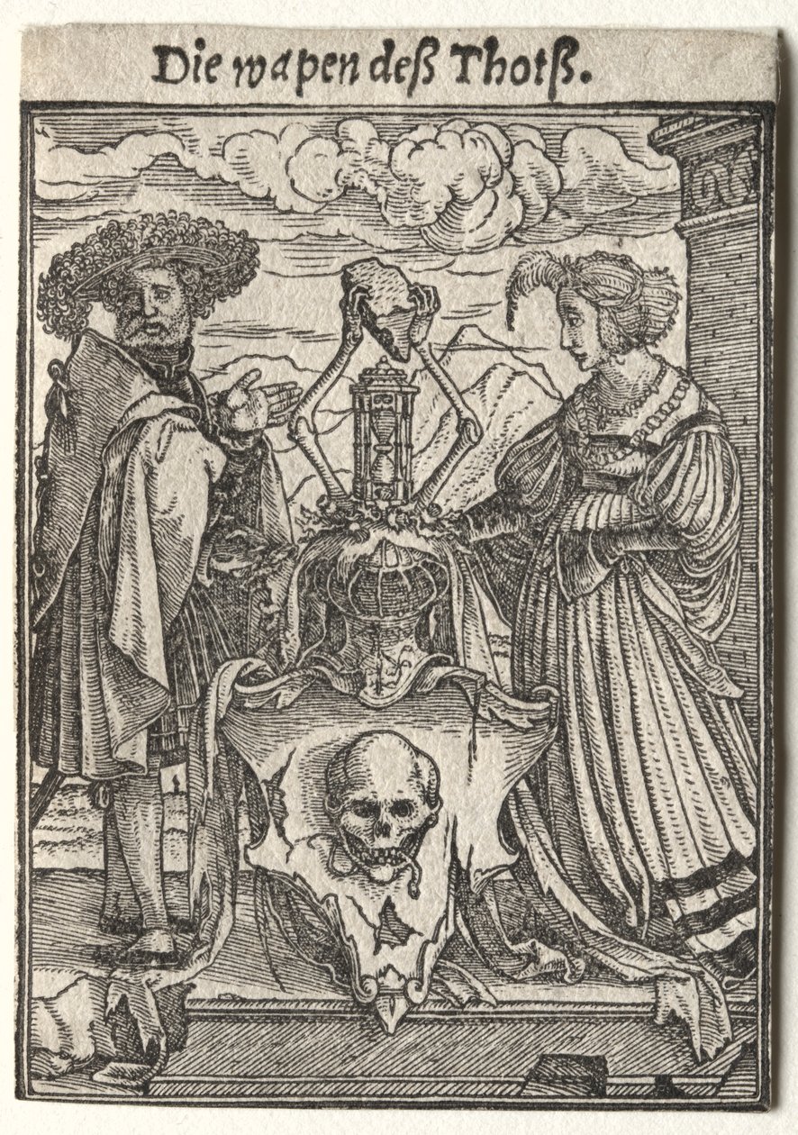 Danza de la muerte: El escudo de armas de la muerte de Hans Holbein