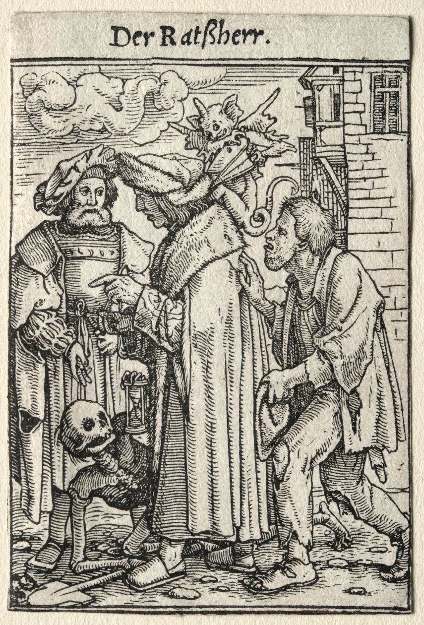 Danza de la muerte: El consejero de Hans Holbein