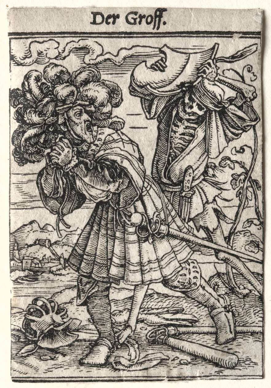 La danza de la muerte: El conde de Hans Holbein