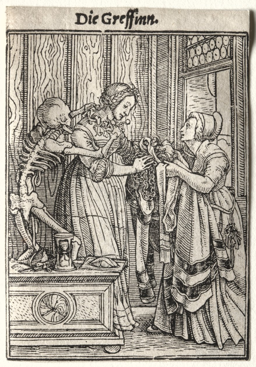 Danza de la Muerte: La Condesa de Hans Holbein