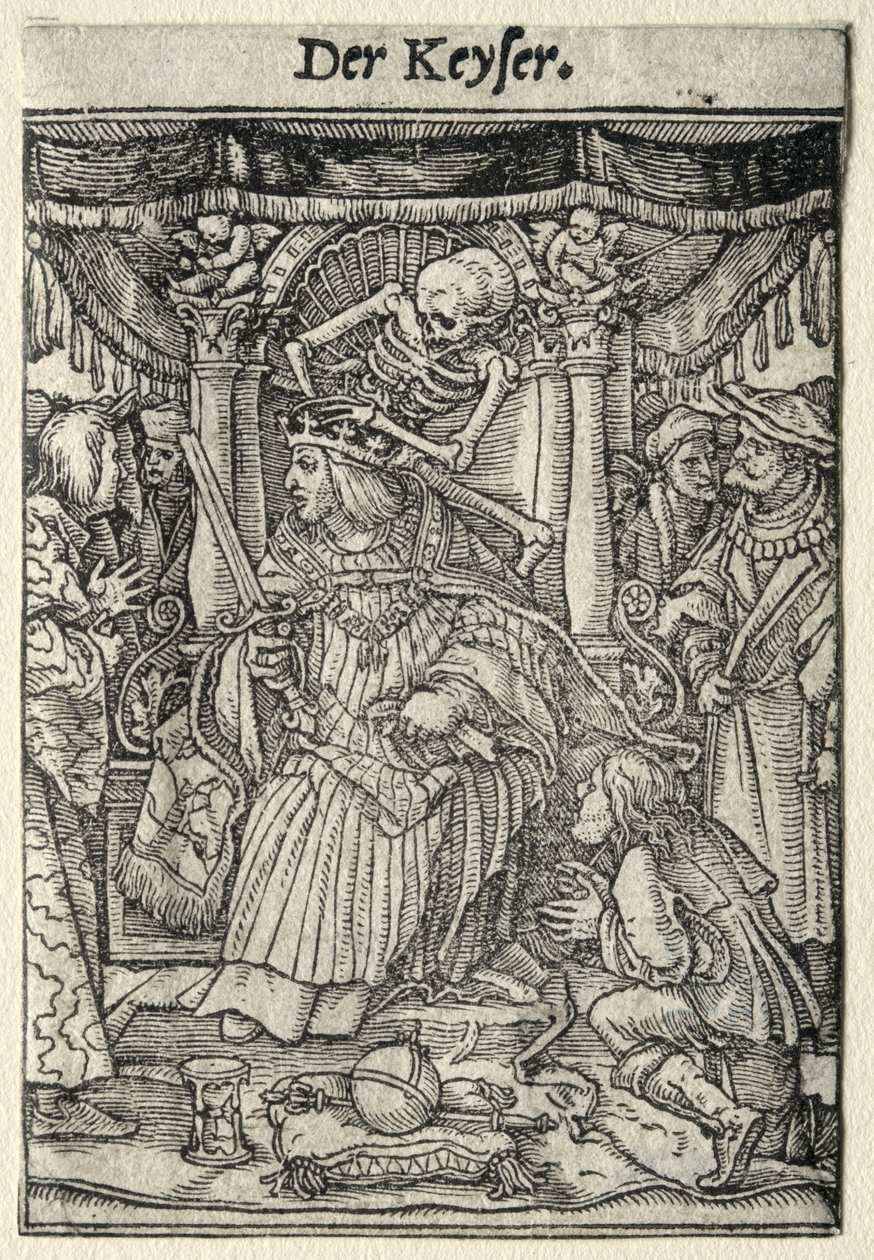 Danza de la Muerte: El Emperador de Hans Holbein