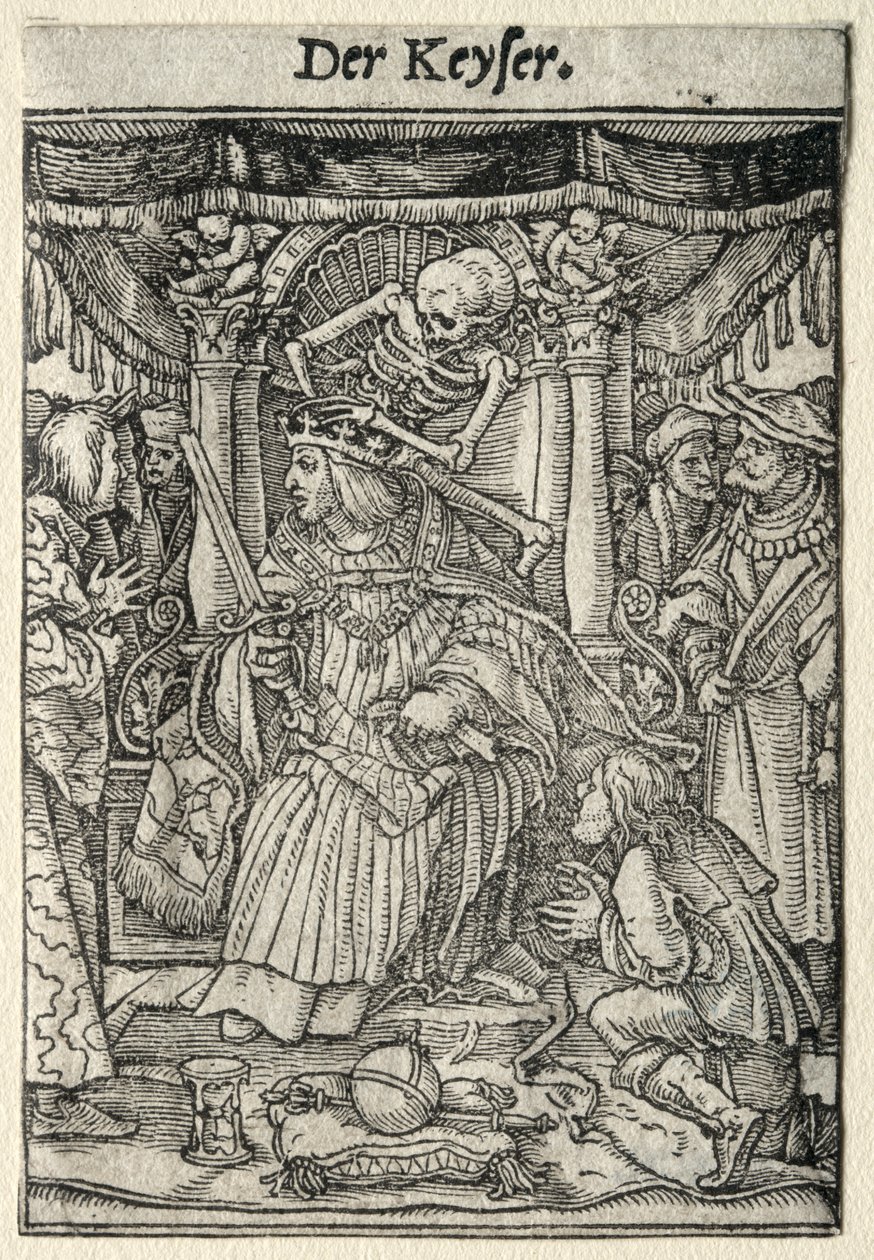 Danza de la Muerte: El Emperador de Hans Holbein