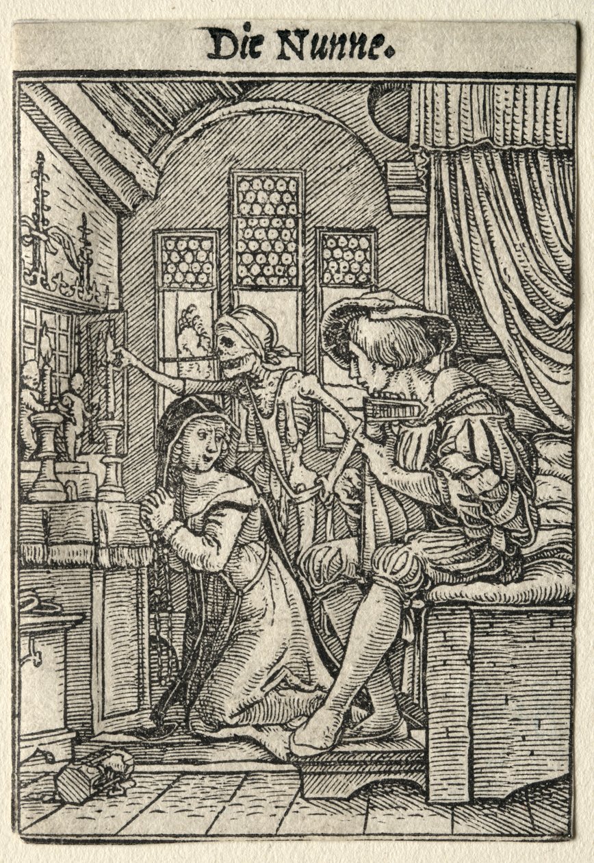 Danza de la Muerte: La Monja de Hans Holbein