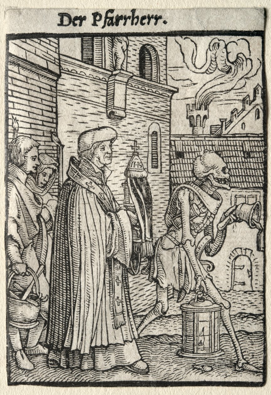Danza de la Muerte: El Pastor de Hans Holbein