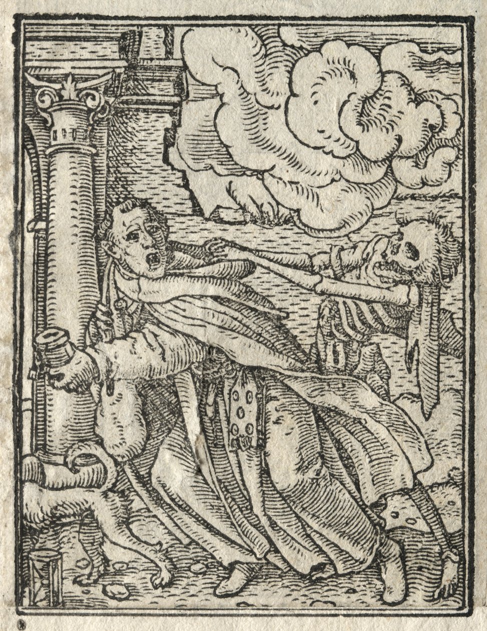 La Danza de la Muerte: El Fraile Mendicante; La Monja de Hans Holbein
