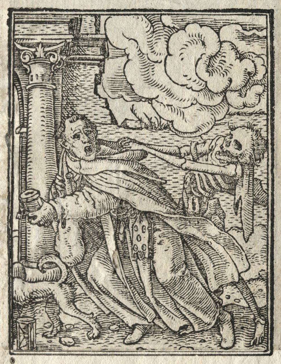 La Danza de la Muerte: El Fraile Mendicante, La Monja de Hans Holbein