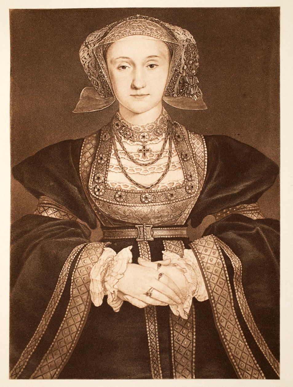 Ana de Cleves, c.1539, pub. 1902 de Hans Holbein der Jüngere