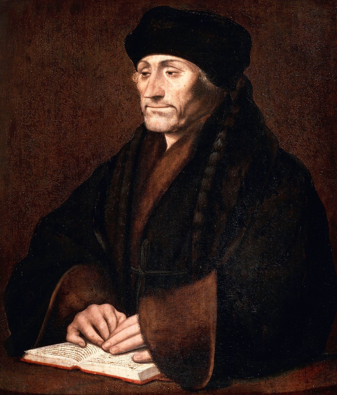 Retrato de Desiderius Erasmus de Hans Holbein der Jüngere