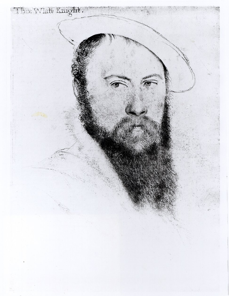 Retrato de Sir Thomas Wyatt el Joven (c.1521-54) de Hans Holbein der Jüngere