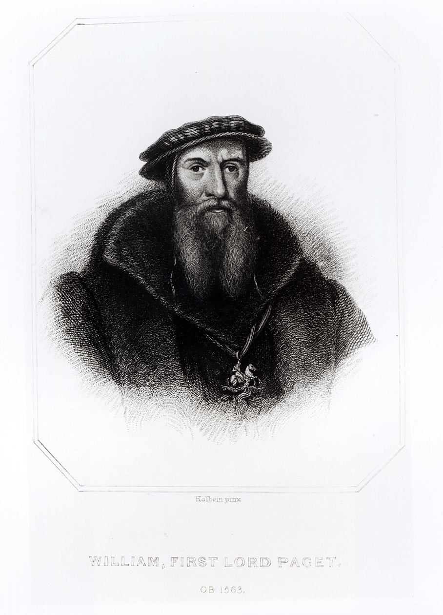 Retrato de William, Primer Lord Paget de Hans Holbein der Jüngere
