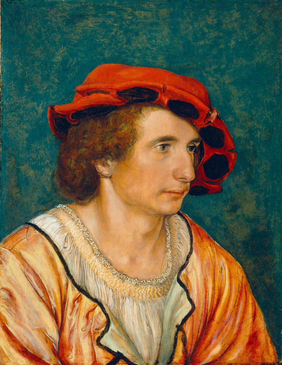 Retrato de un joven, c.1520-1530 de Hans Holbein der Jüngere
