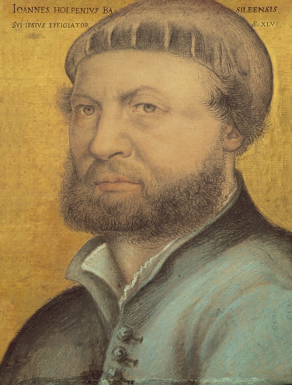 Autorretrato, 1542 de Hans Holbein der Jüngere