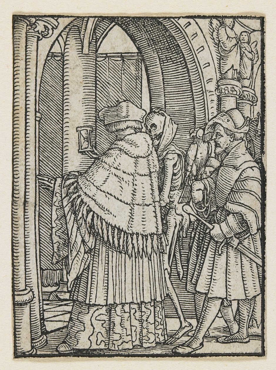 El canónigo de la Danza de la Muerte (Lyon), 1538, 1523-1526 de Hans Holbein der Jüngere