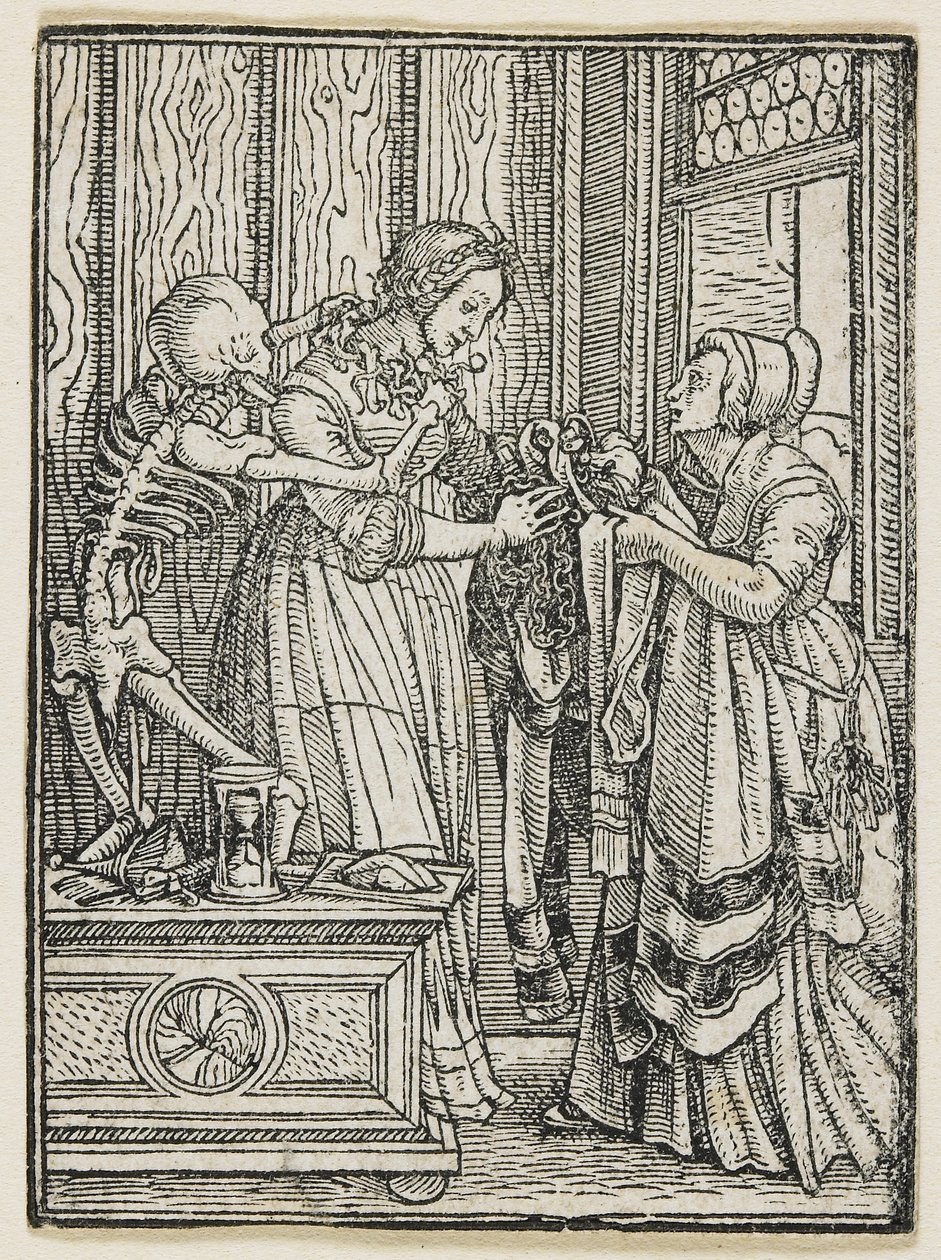 La condesa de la Danza de la Muerte (Lyon), 1538, 1523-1526 de Hans Holbein der Jüngere