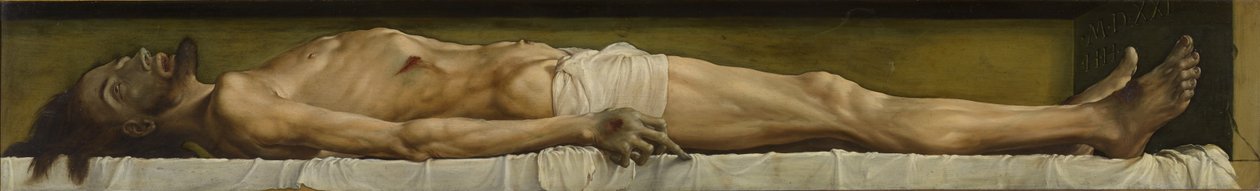 Cristo Muerto, 1521 de Hans Holbein der Jüngere