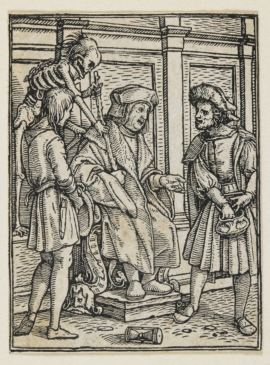 El juez de la Danza de la Muerte (Lyon), 1538 de Hans Holbein der Jüngere