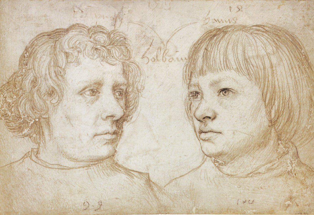 Ambrosius Holbein y Hans Holbein de Hans Holbein the Elder
