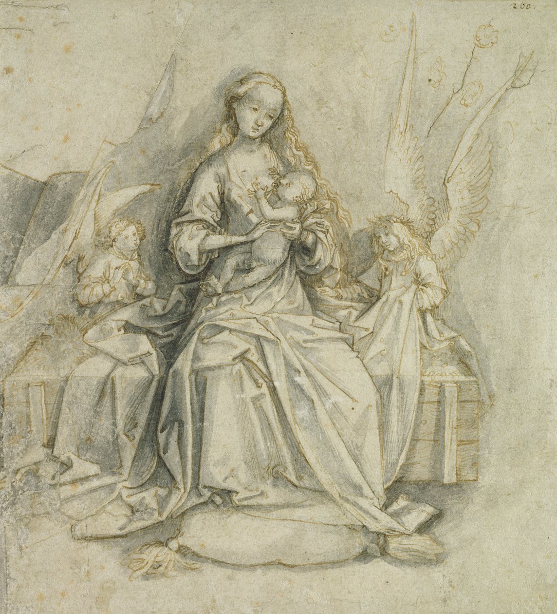 Madonna y Niño de Hans Holbein the Elder