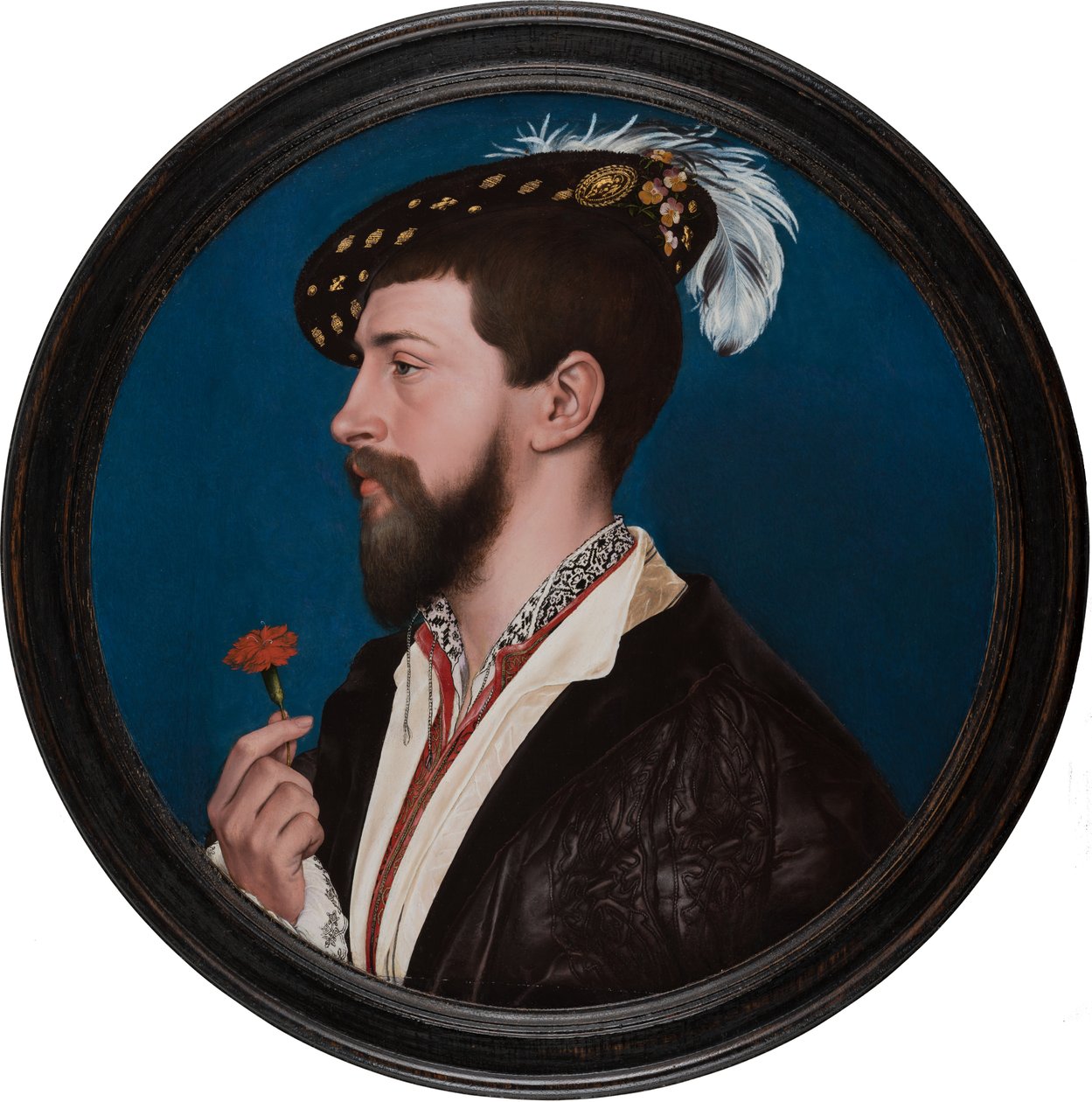 Retrato de Simon George de Cornualles , c.1535-40 (técnica mixta sobre madera de roble) de Hans Holbein the Elder
