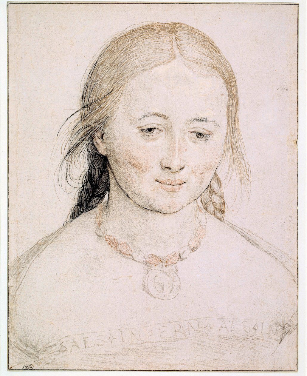 Cabeza de mujer joven de Hans Holbein the Elder