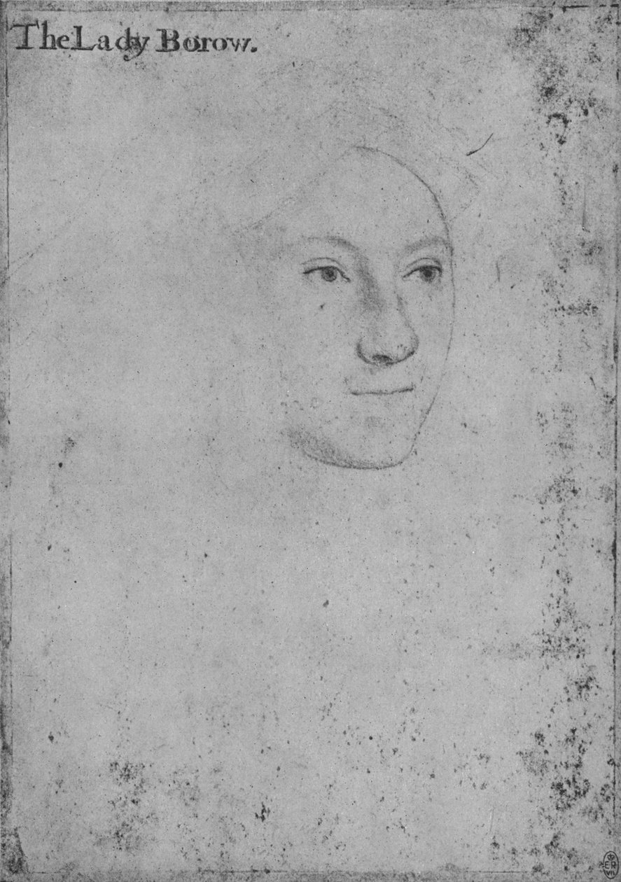 Alice London, Lady Borough, c. 1541-1945 de Hans Holbein der Jüngere