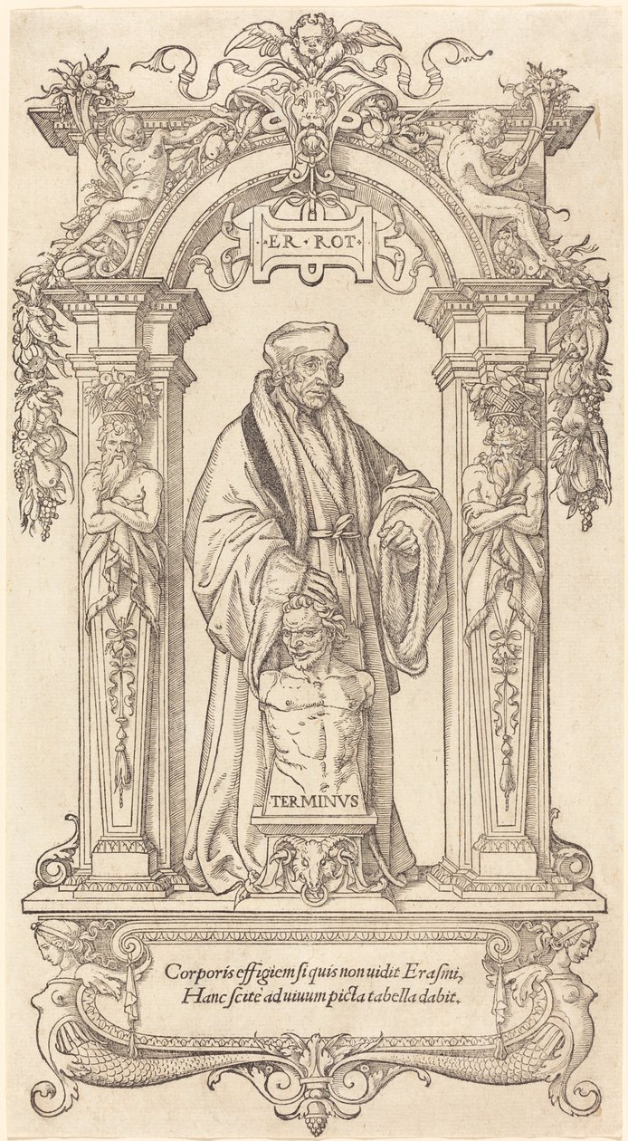 Erasmo de Rotterdam de Hans Holbein der Jüngere