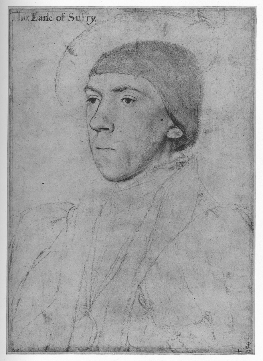 Henry Howard, Conde de Surrey, c1533-1536 de Hans Holbein der Jüngere