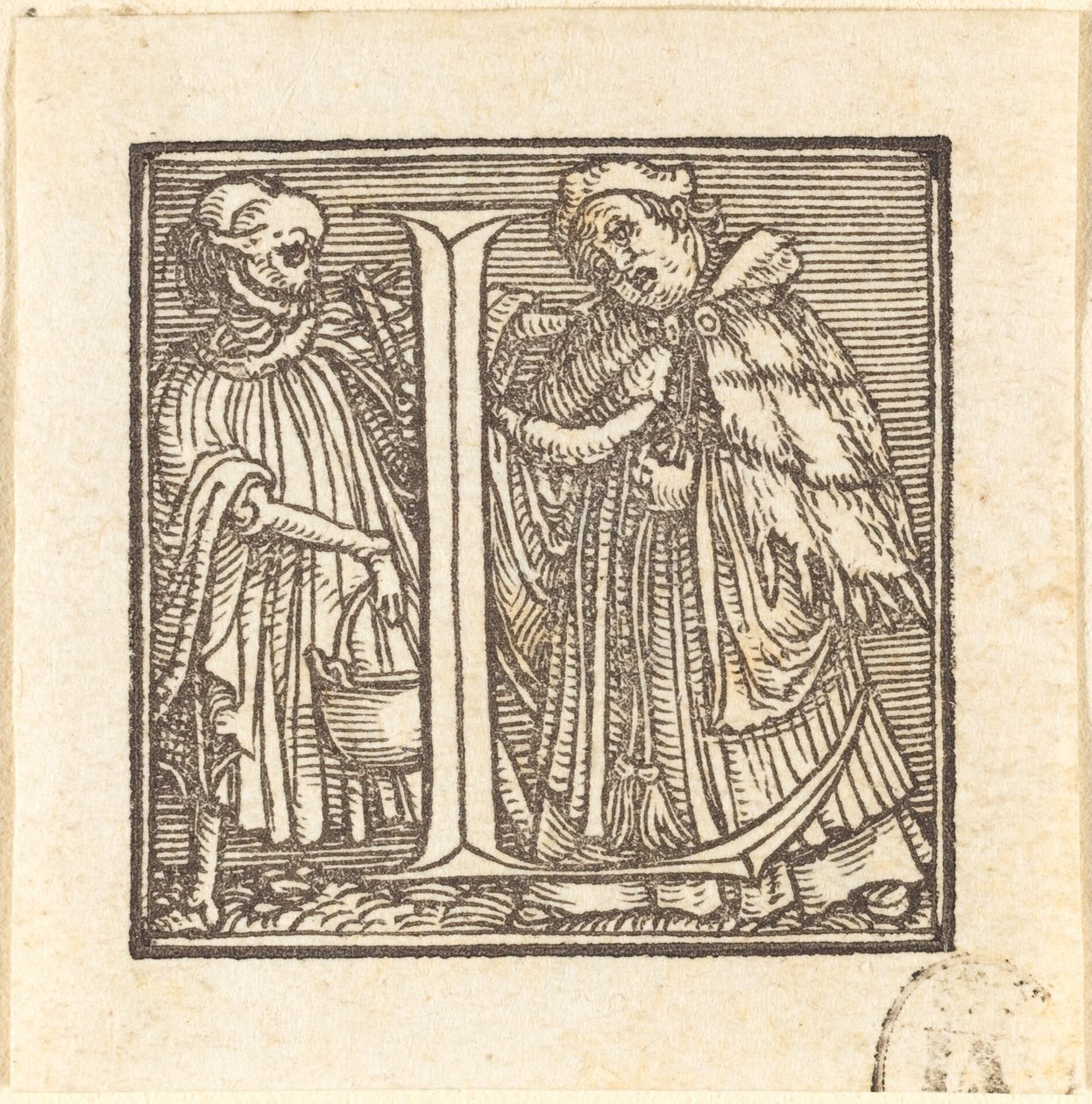 Letra L de Hans Holbein der Jüngere