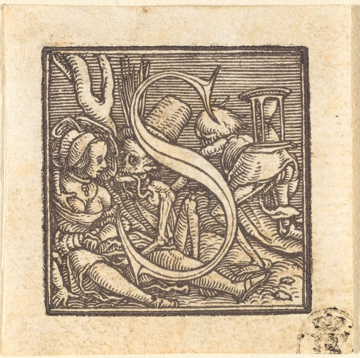 Letra S de Hans Holbein der Jüngere