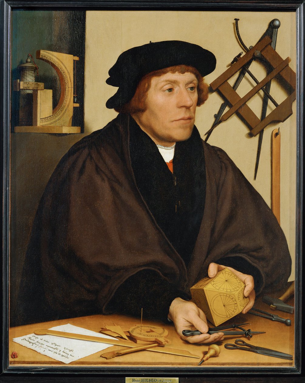 Nicolas Kratzer, astrónomo del rey Enrique VIII ... de Hans Holbein the Younger
