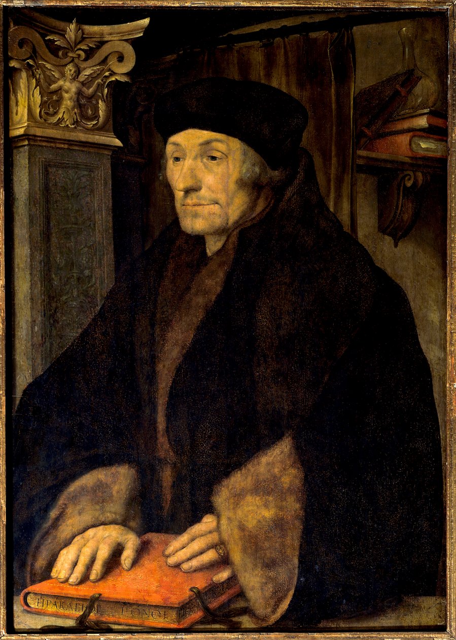Retrato de Erasmo de Rotterdam de Hans Holbein der Jüngere