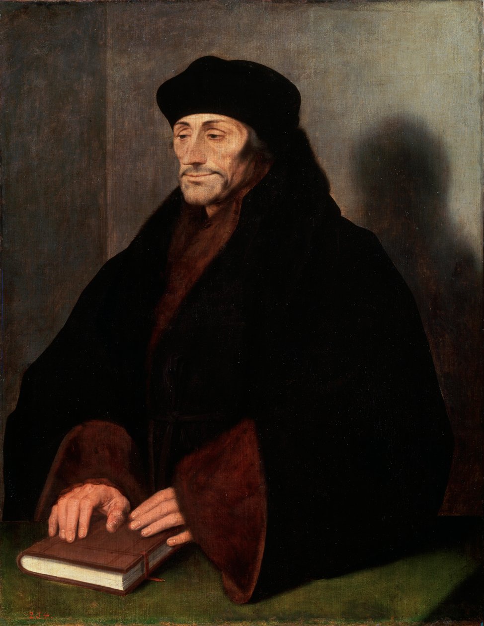 Retrato de Erasmo de Rotterdam, 1466-1536, 1523 de Hans Holbein der Jüngere